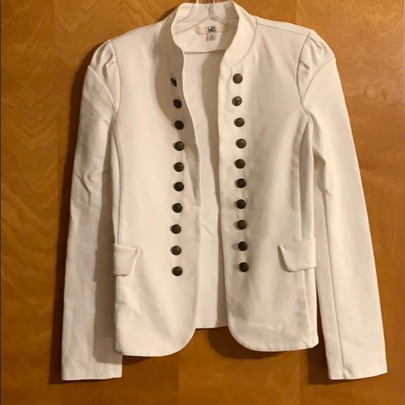 Ya Los Angeles Jackets & Blazers - Ya - Los Angeles Cream Blazer